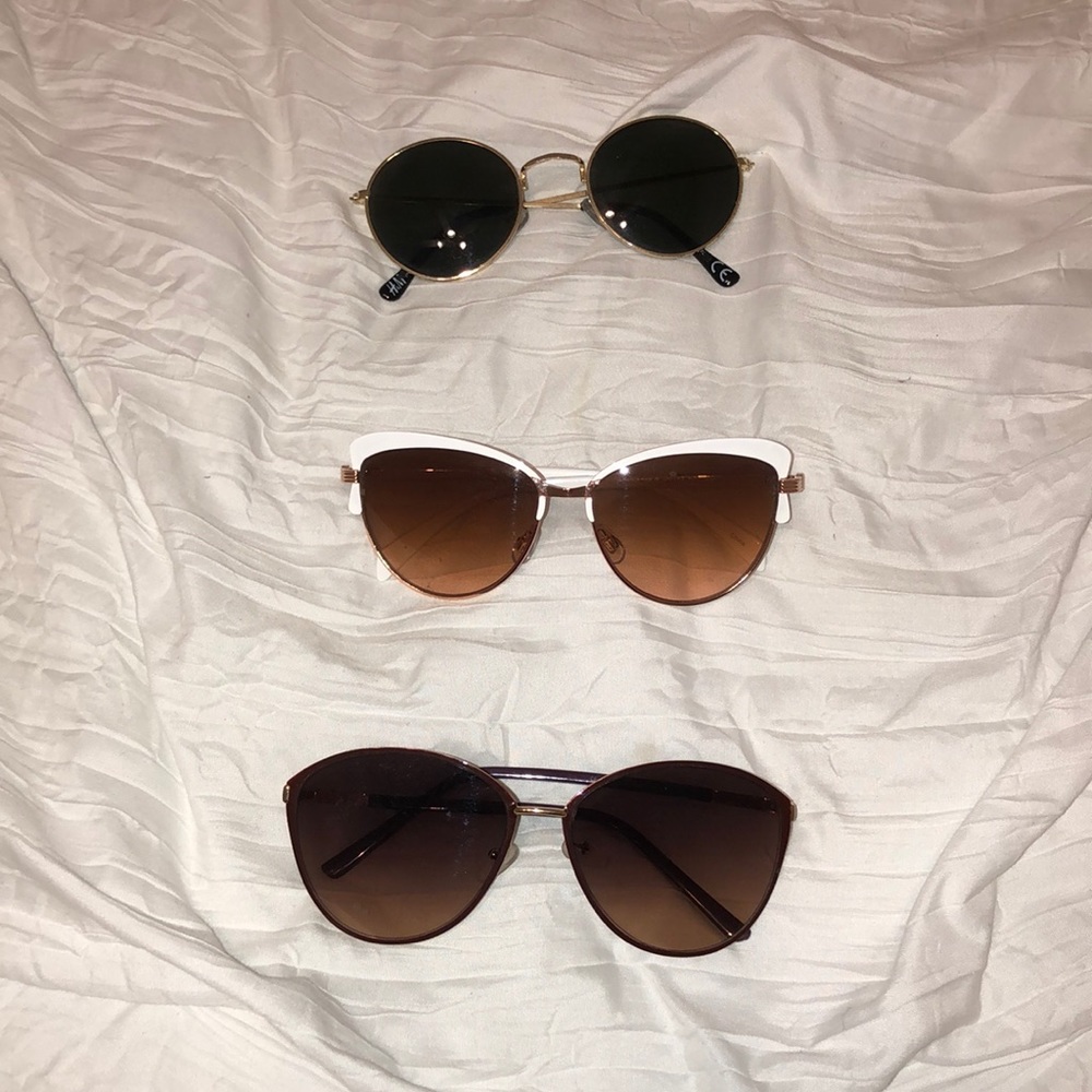 Sunglasses ALL 3 for $12 or $4 individual